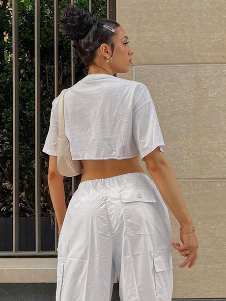 Low-rise Drawstring Jogger Pants