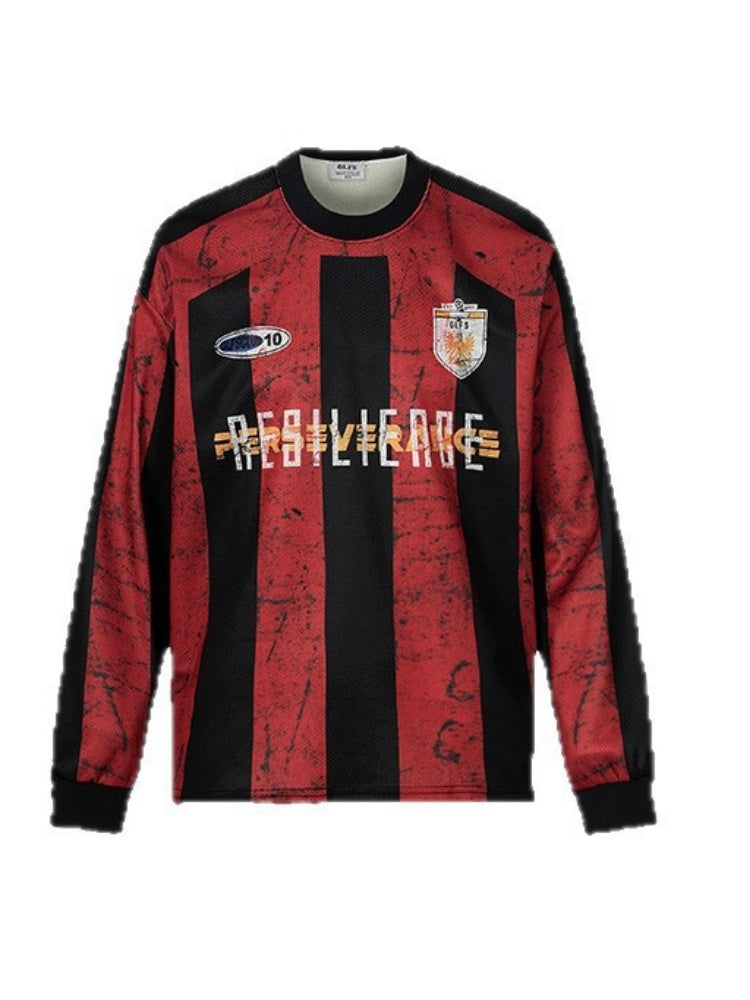 Mottled Stripes Cross T-shirts