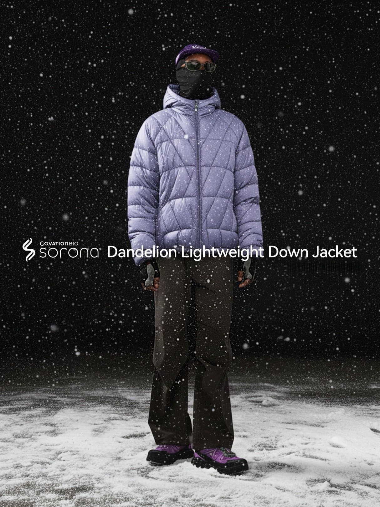 Dandelion Lightweight 90 Velvet Storage Down Hooded Jacket