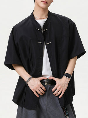 New Chinese Style Chinese Knot Tang Suit Shirts