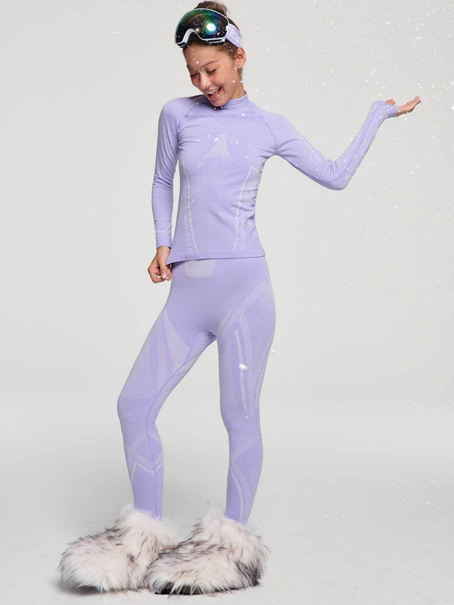 Jacket Pants And Quick-drying Shirt Outdoor Sweating Compression Functional Underwear Keep Warm Two-piece Base Layer