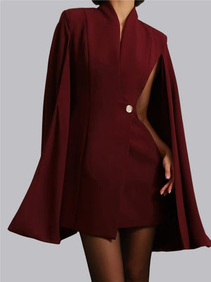 Grace Cloak Slim Fit Workplace Suit Dress