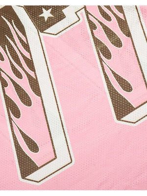 Liber Autumn Neutral wear Splicing Letter T-shirts