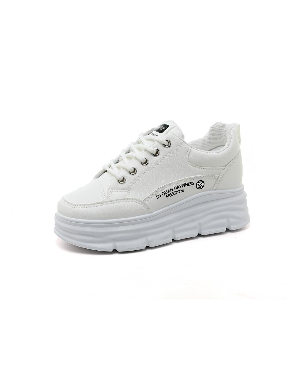 Colorblock Thick-Sole Women's Casual Sneakers