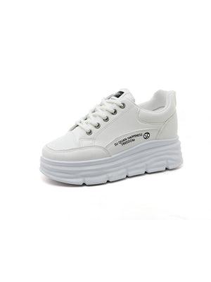 Colorblock Thick-Sole Women's Casual Sneakers