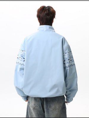 Fair Isle Jacquard Loose-fit Jackets