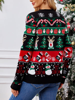 Christmas Christmas Patterns Animal Patterns Cardigans