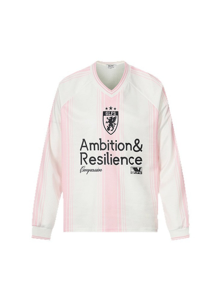 Liber Autumn Neutral wear Printed Letter T-shirts