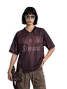 Printed Hollow Out Jersey T-shirts