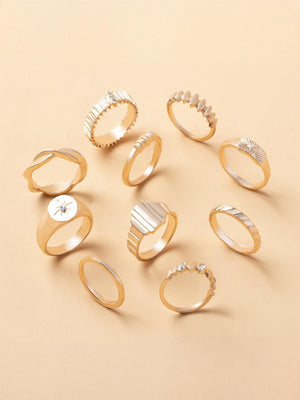 Alloy Ring Set
