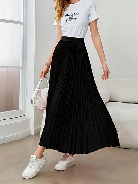 Liber Summer Women's Solid Color Solid Color Skirts