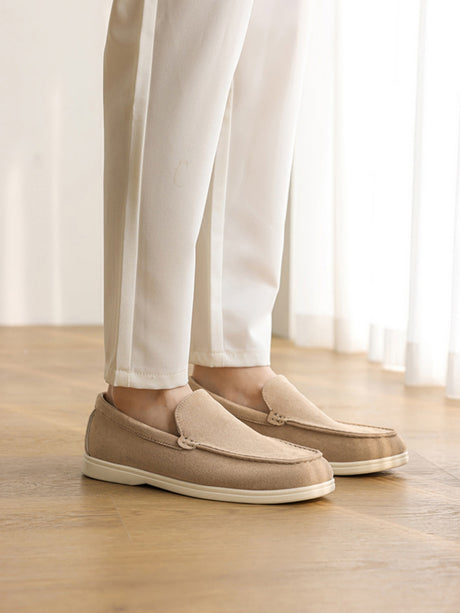 Suede Slip-on Loafers