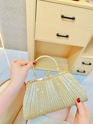 Liber Four Seasons ACC Sequin Diamond Box Bag