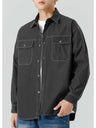Washed Distressed Work Clothes Shirts Coat