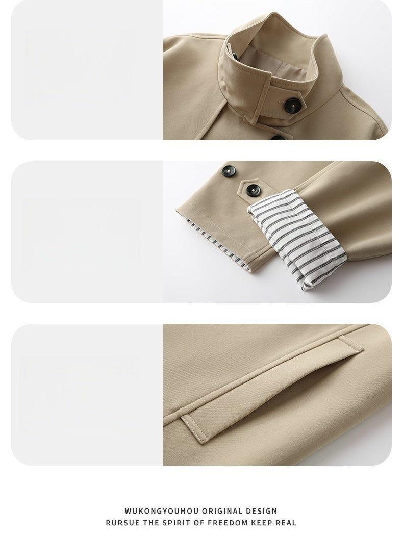 Longline Two-way Loose-fit Trench Coats