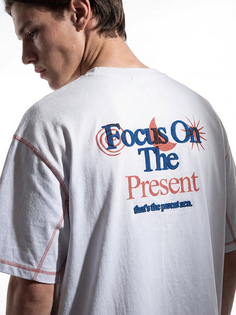 Color-blocked Loose-fit T-shirts