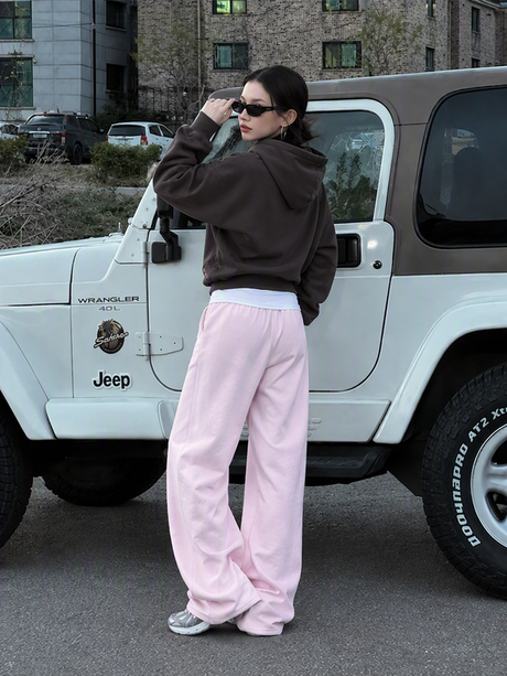 Vacation Airport Casual Style Sweatpants
