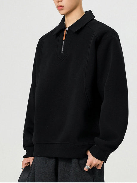 Struktur-Patchwork-Polohemd