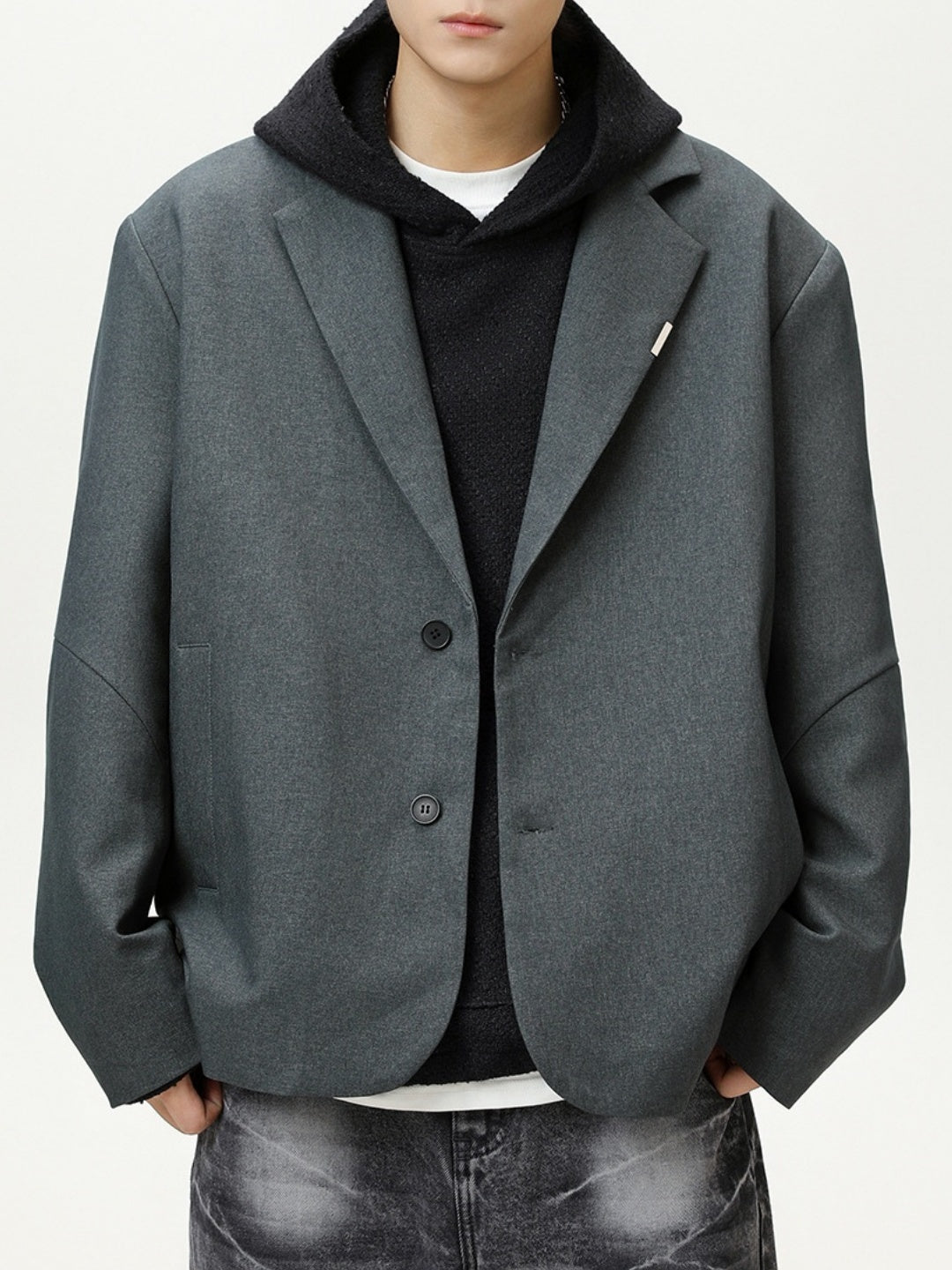 Liber Autumn Men's Solid Color Blazers