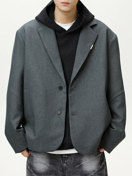 Liber Autumn Men's Solid Color Blazers
