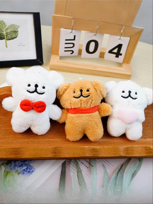Puppy Plush Toy Keychain