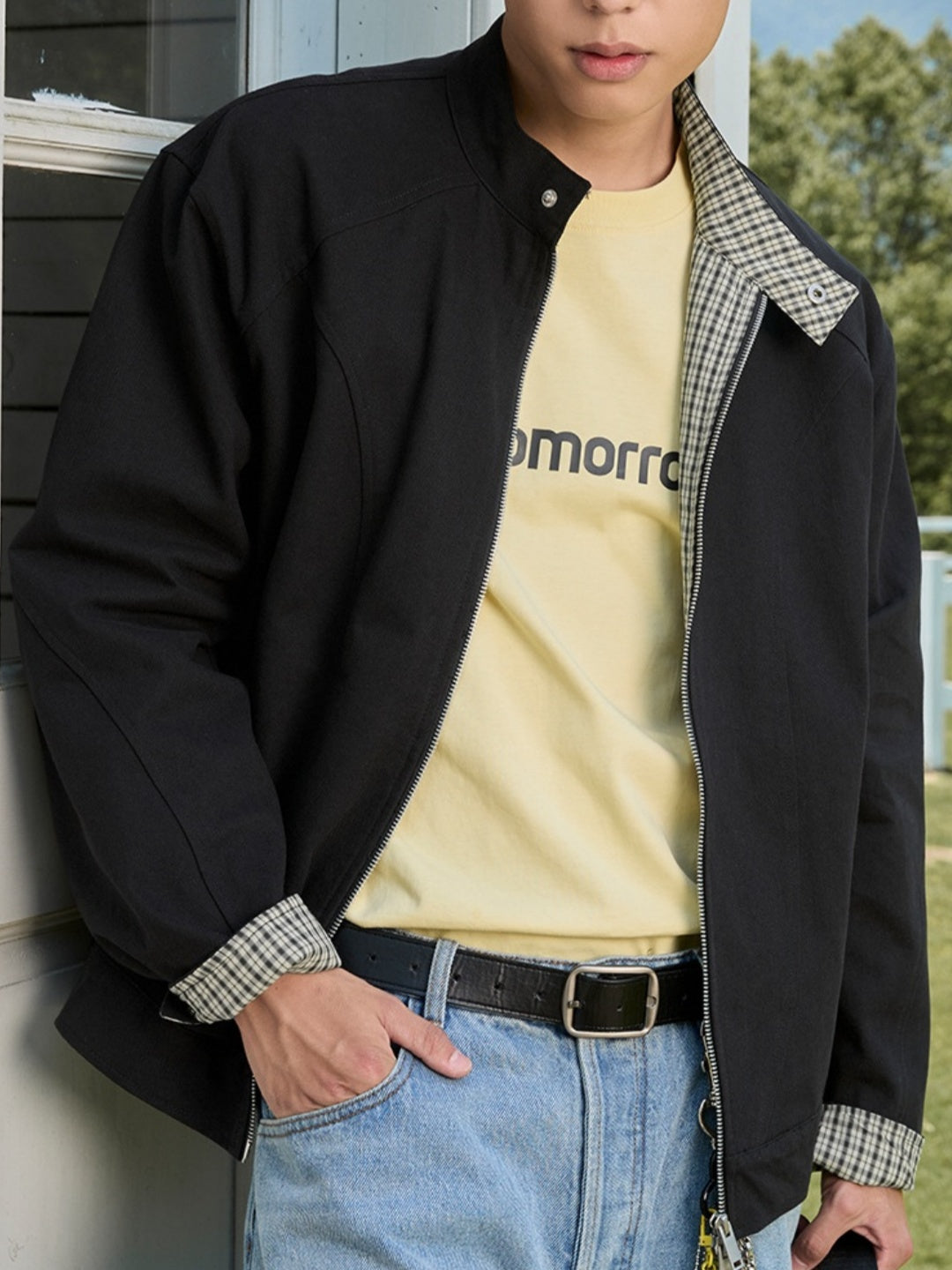 Liber Autumn Men's Solid Color Solid Color Jackets