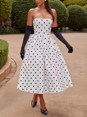 Polka Dots Maxi Dresses