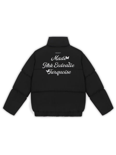 Letter Embroidery Loose Thickening Keep Warm Cotton Clothes Coat