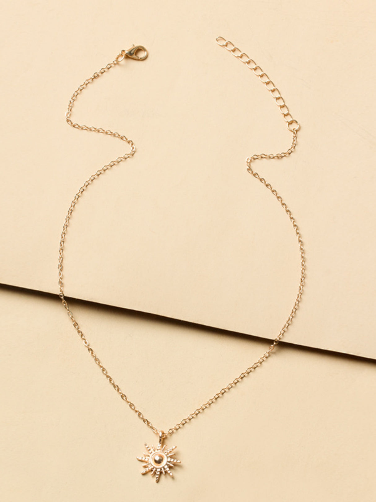 Sun Pendant Necklace