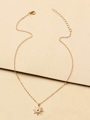 Sun Pendant Necklace