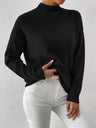 Pullover Turtleneck Thread Daily Work Sweaters