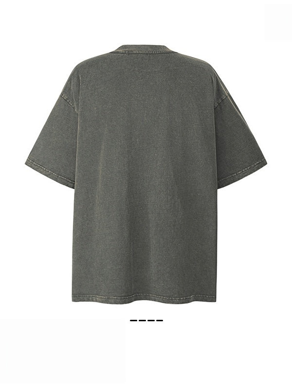 Liber Summer Neutral Printed Pattern T-shirts