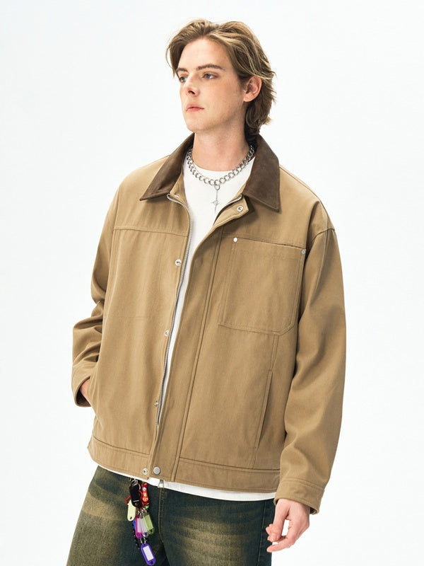 Liber Autumn Men's Color matching Jackets