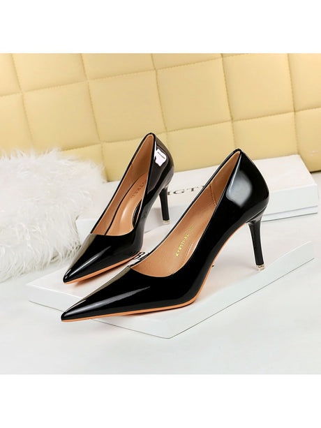 Liber Spring and autumn women's high heels
