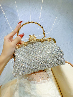 Liber Four Seasons ACC Rivet Diamond Shell Bag