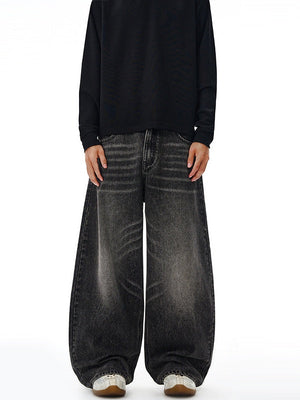 Distressed Washed Jeans