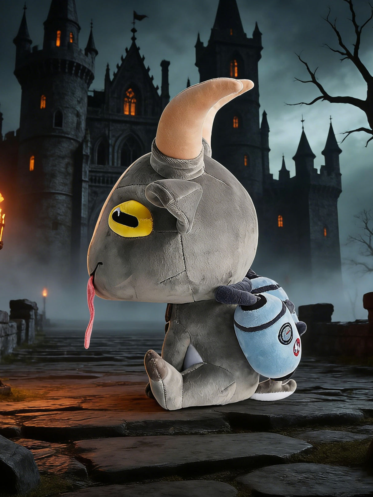 Goat Hair Plush Doll