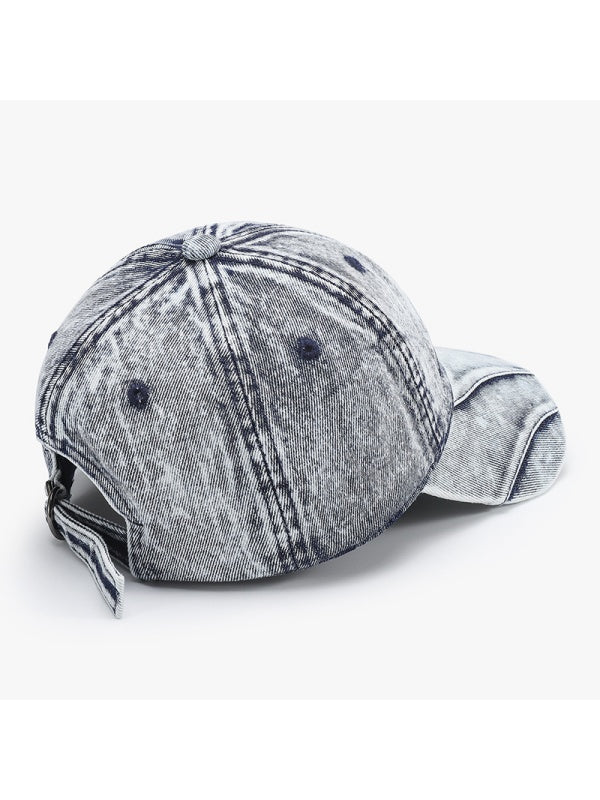 Denim Distressed Washed Shade Baseball Caps