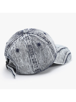 Denim Distressed Washed Shade Baseball Caps