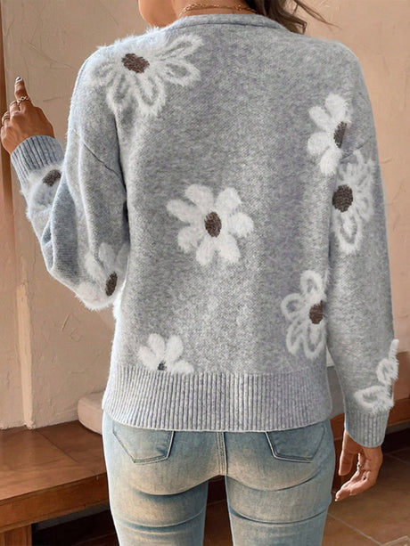 Flower pattern Cardigans
