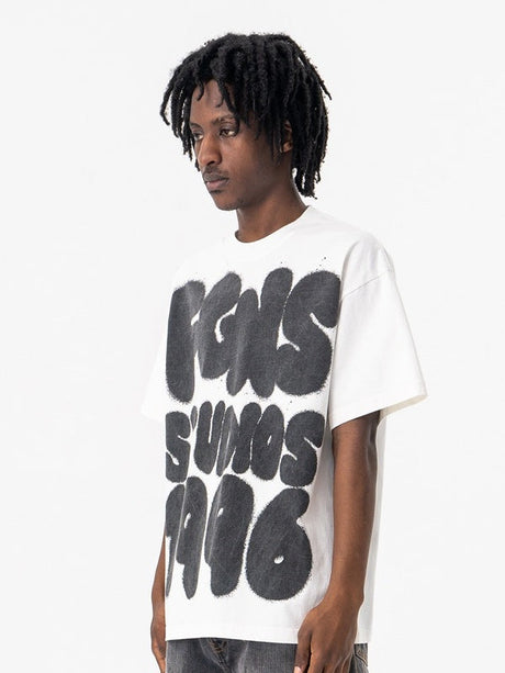 Liber Summer Men's Printed Letter T-shirts