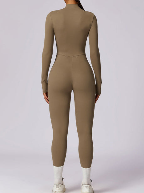 Long-sleeved High Elastic Waist Slimming And Shaping Yoga Fitness Outdoor Jumpsuits/pants