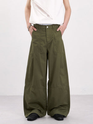 Type A Straight-fit Wide-leg Pants