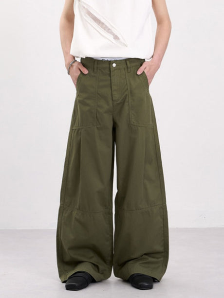 Type A Straight-fit Wide-leg Pants