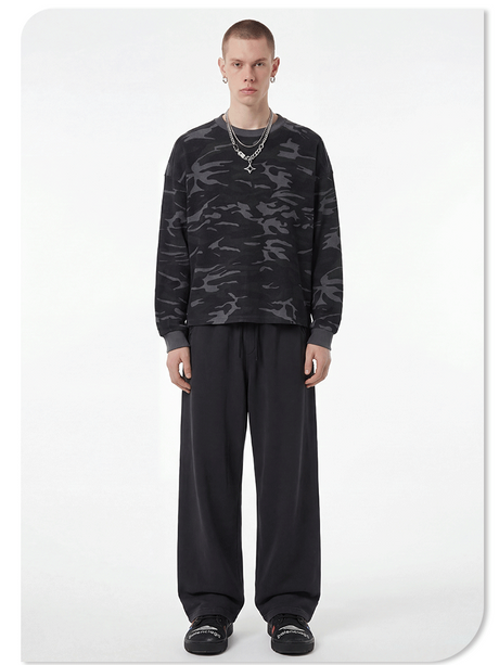 Camouflage Loose-fit Versatile T-shirt