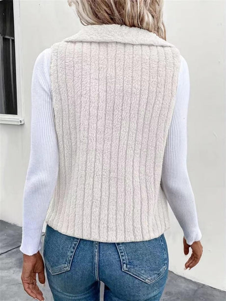 Simple Sleeveless All-match Solid Color Vests