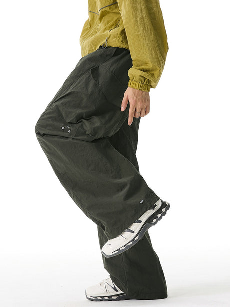 Outdoor Water-repellent Side patch pockets Tooling Loose Versatile trousers