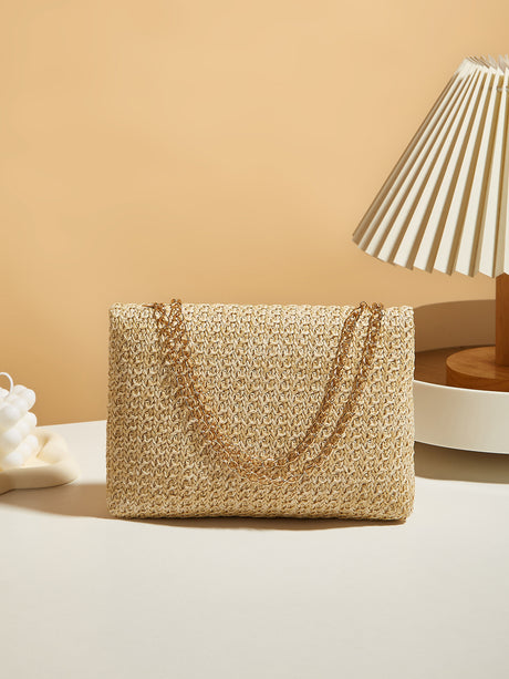 Vacation Straw Crossbody Bag