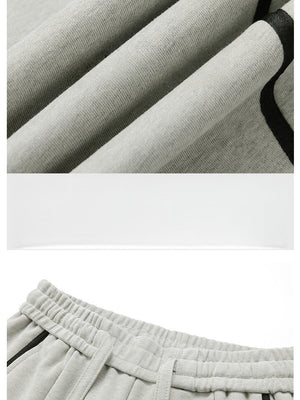 Liber Autumn Neutral wear Patch decoration Solid Color Pants