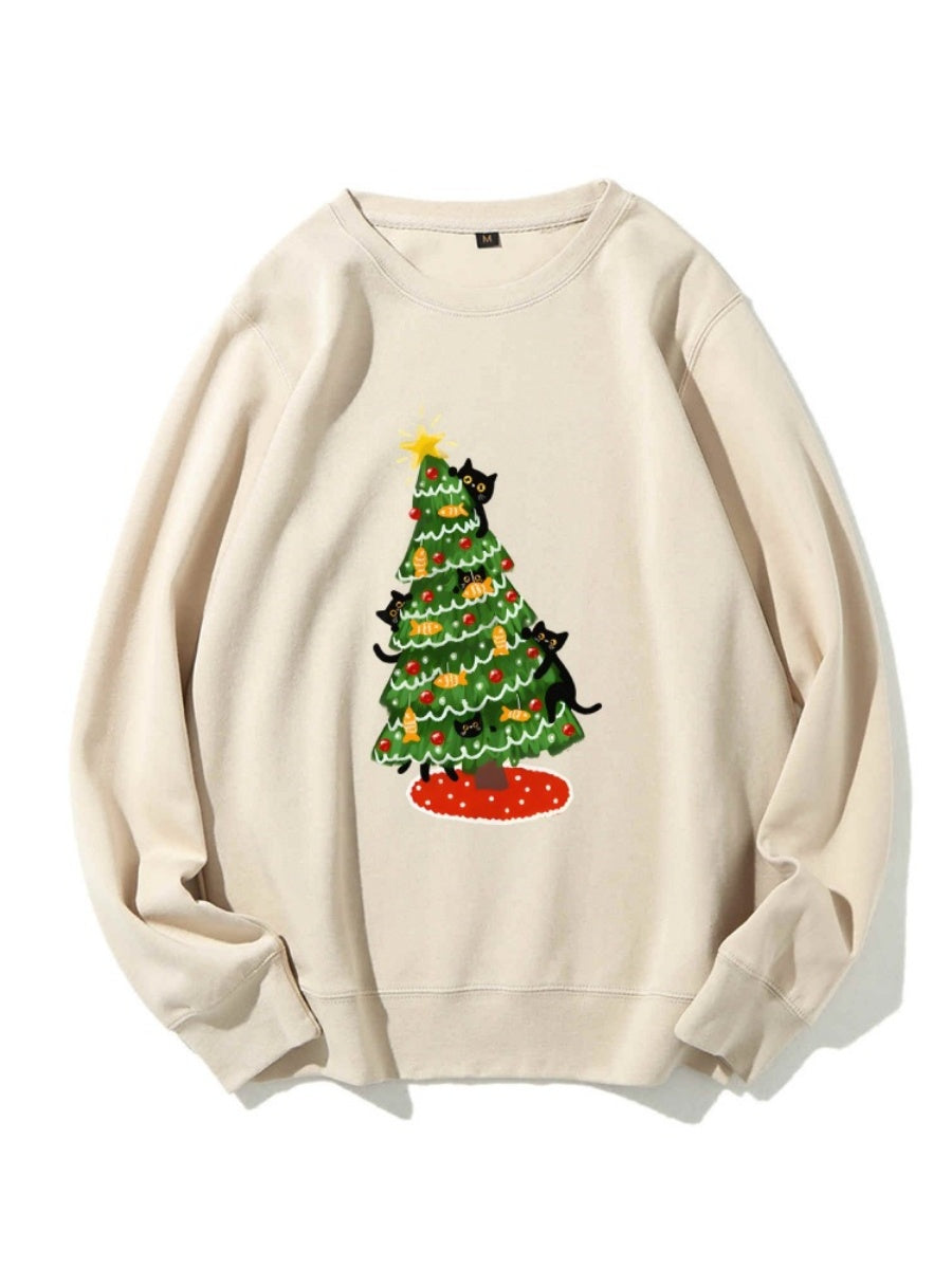 Christmas Printed Sweatshirt